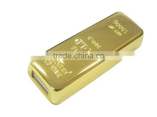 Metal Gold Usb Bar Flash Drive Laser Printing Supplier's Choice photo-2