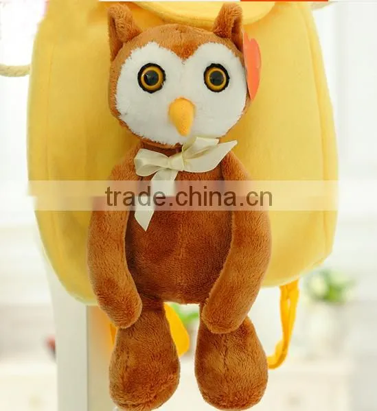 Plush Owl Backpack/owl Backpakcs Plush/cute Owl Backpacks photo-2