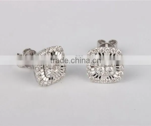 Bright CZ Stone Silver Earring Earring Led photo-3