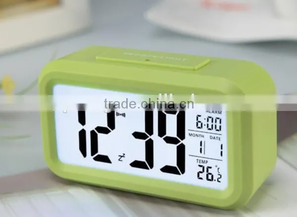 Multicolor Smart Alarm Clock Night Light ABS Color Randomly Clock With Temperature photo-3