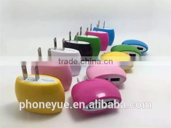 Interesting Design Colorful Mini Usb Home Travel Charger Adapter photo-3