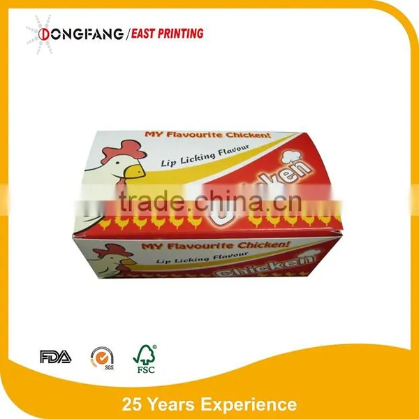 Ivory Card Board Folding Paper Food Packaging Paper Chicken Wing Boxes photo-5