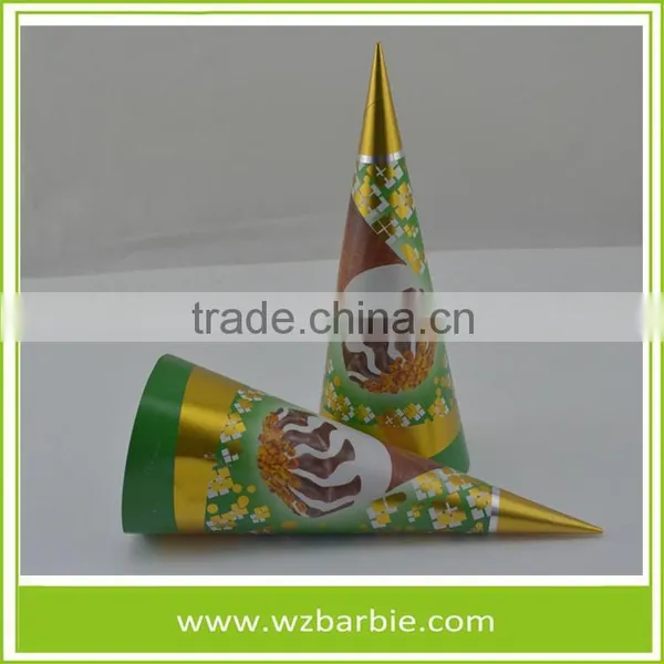 Hot Popular Cone Paper Sleeve For Ice Cream photo-6