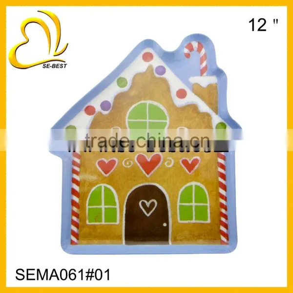 House Shaped Melamine Plate, Melamine Plate, Candy Plate