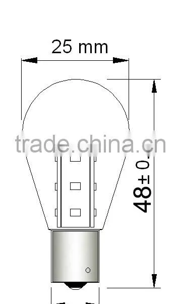 Bay15d Low Power Standard S8 Led Auto Bulb photo-2