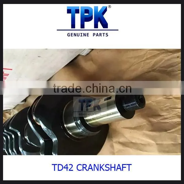TD42 Forged Steel Crankshaft, Cast Crakshaft 12200-65780 photo-2