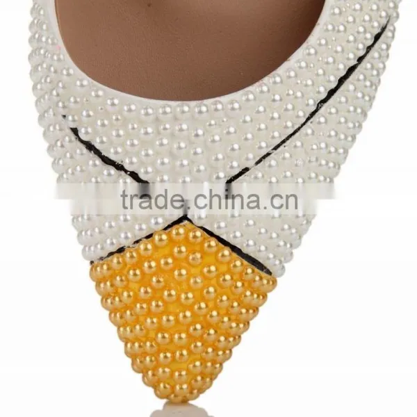 Pearl Decoration Elegant Flat Casual Shoes for Women 2015 Comfort No Heel Lady Footware photo-2