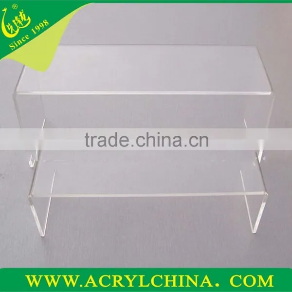 Clear Acrylic Display Stand for Jewelry,shoe and Cosmetic, Transparent Perspex Multifunctional Display Stand With 240*80*105mm photo-2