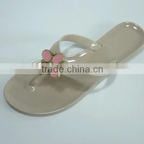 PVC Jelly Good Quality T Strap Slipper 2015