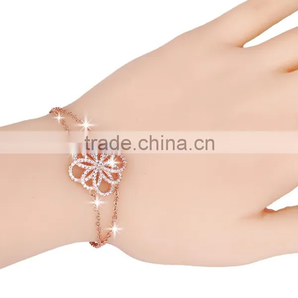 CYW Silver 925 Rose Gold Bracelet China Wholesale Fashionable Lady Jewelry photo-3