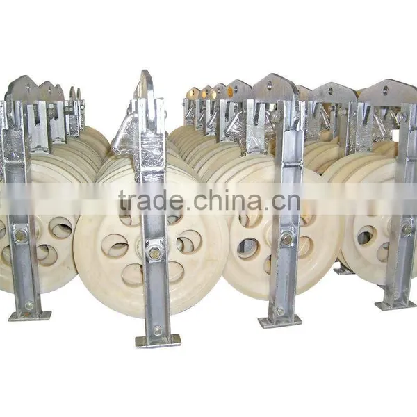 Large Diameter Wire Nylon Pulley Block or Conductor Pulley Blocks photo-3