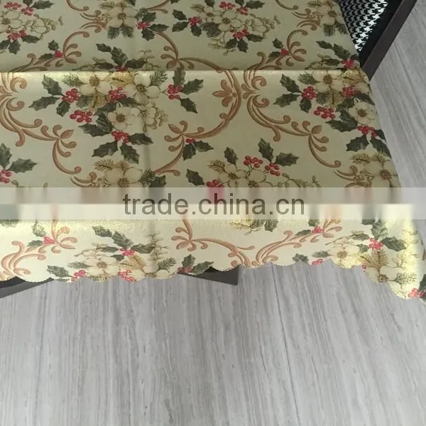 TB0010 Flowers Ployester Table Cloth photo-4