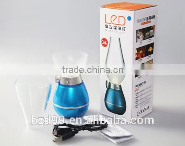 Traditional Blow Control USB Rechargeable Antique Cut Glass Oil Lamps / Best Promotional Gift and Traditional Meeting photo-6