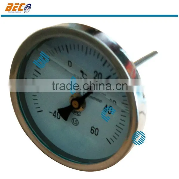 Chrome Plated Steel Industry Therometer Hvac Temperature Gauge photo-2