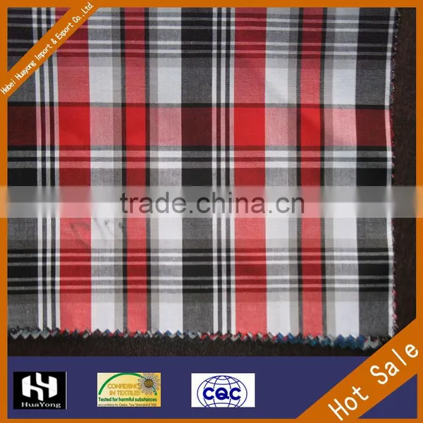 Combed Yarn Dyed Type and Check Plaid Item Type Shirt Fabric photo-4