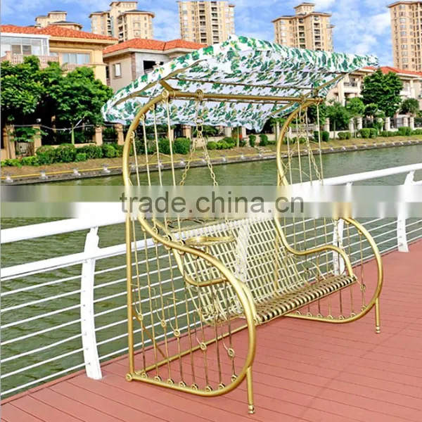 Outdoor Patio Garden Antique Metal Wrought Cast Iron Swing photo-6