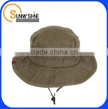 Sunny Shine Cheap Plain Mens Bucket Hat With String