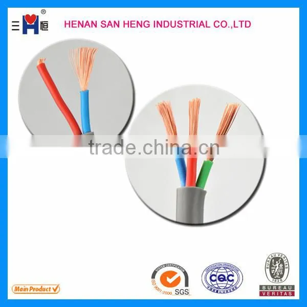 Low Voltage RVV H05VV-F 4*1.5mm2 Zhengzhou Electrical Flexible Cable photo-2