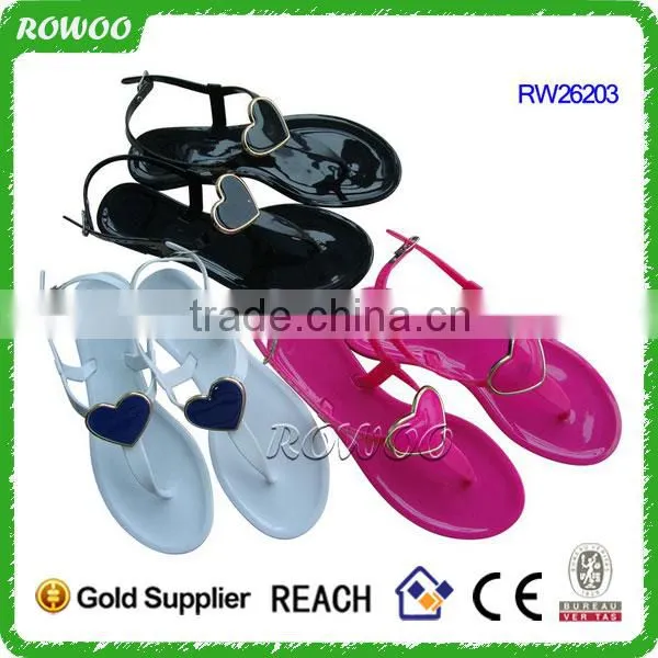 Wholesale Cheap Ladies2016 Plastic Slipper Fashion Pvc Sandals photo-2
