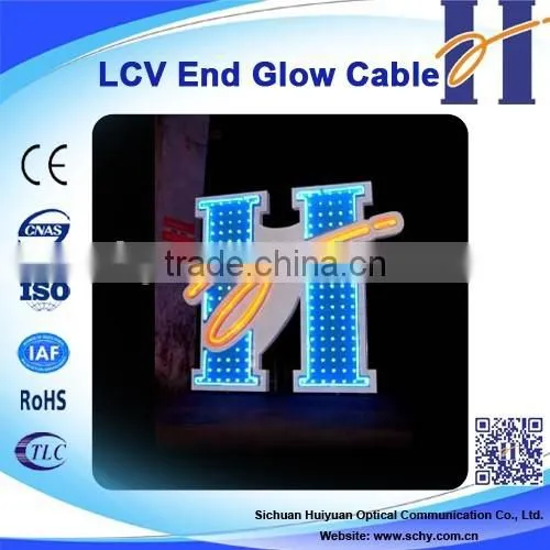 Multi Cores End Glow Cable Plastic Optic Fiber Cable Professional Manufacturer photo-3