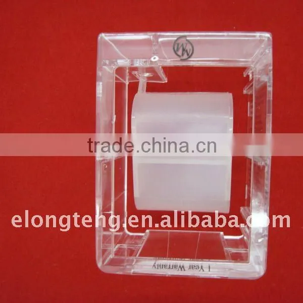 Transparent Plastic Watch Box for One Watch