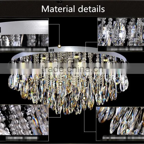 European Style Crystal / Contemporary / Candle /restaurant/ Bedroom Ceiling Lamp photo-3