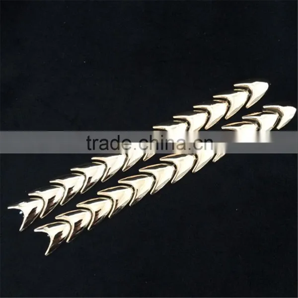 Fish Bone Shape Rhinestone Mesh Plastic Rhinestone Trimming Garment Accessories photo-6