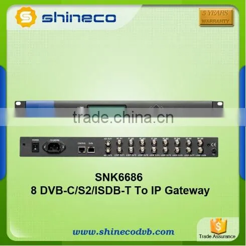 IPTV Server DVB To IP Gateway 256 FTA Channels
