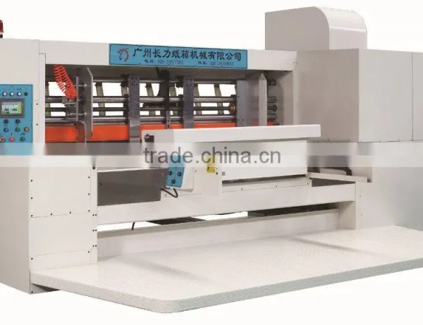 Automatic High Speed Flexo Printer Slotter Die-cutter & Auto Stacker, Carton Box Making Machine, Case Maker photo-3