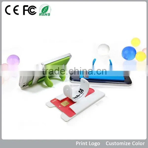 Cell Phone Credit Card Holder, Silicone Mobile Phone Card Holder, Magnetic Phone Holder photo-4