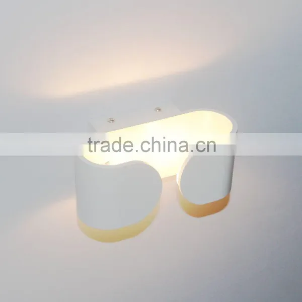 CE Rohs Surface Mounted White Simple Small Wall Lamp Modern