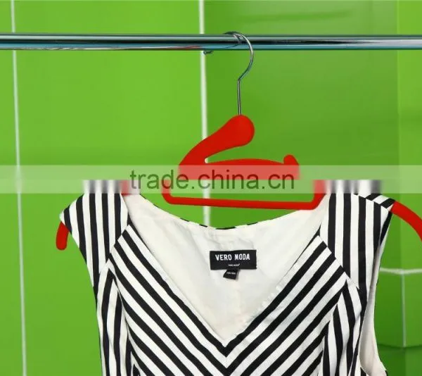 Velvet Flocked Clothes Hanger photo-6