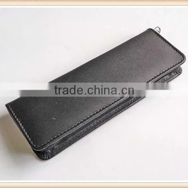 High Quality Leather Zipper Pen Case for Metal Pen photo-4