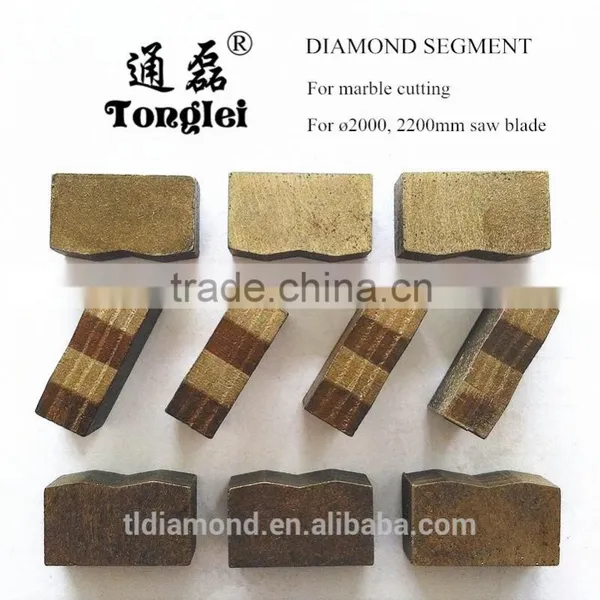 Great Sharpness Diamond Segment for Marble Cutting