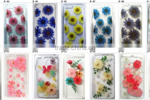 2016 Unique Design Real Flower Phone Cover Tpu Soft Phone Case for Iphone 6 photo-2