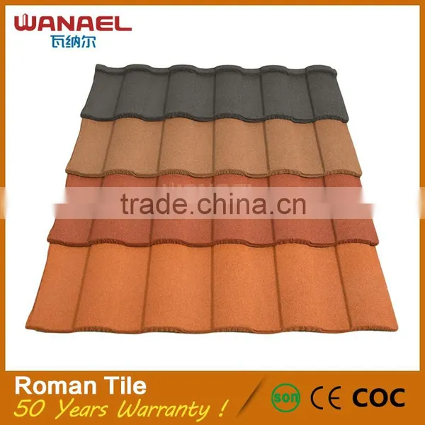 Roman Flat Roof Tile Lightweight One-stop Service Roofing Material photo-6