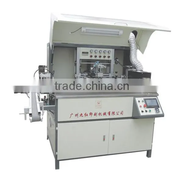 Automatic One Color Flat Screen Bottle Printing Machine for Glass