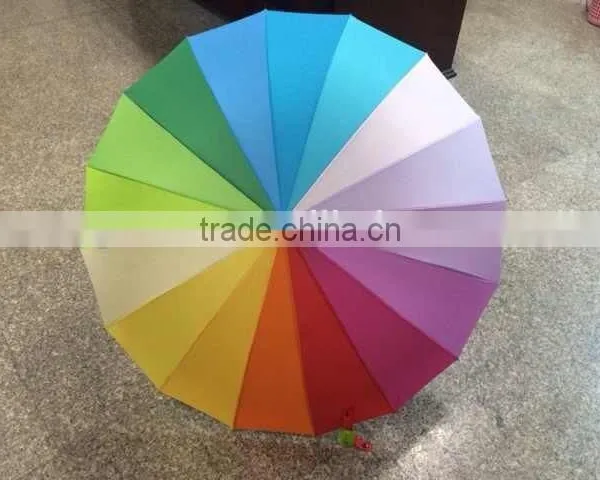 Fashion Rainbow Umbrellas/travel Umbrella/rainbow Beach Umbrella photo-4