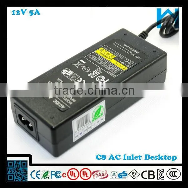 Desktop 12v 5a ac Adapter for it Product 60w Gift Led Lamp Ac/dc Adapter photo-3