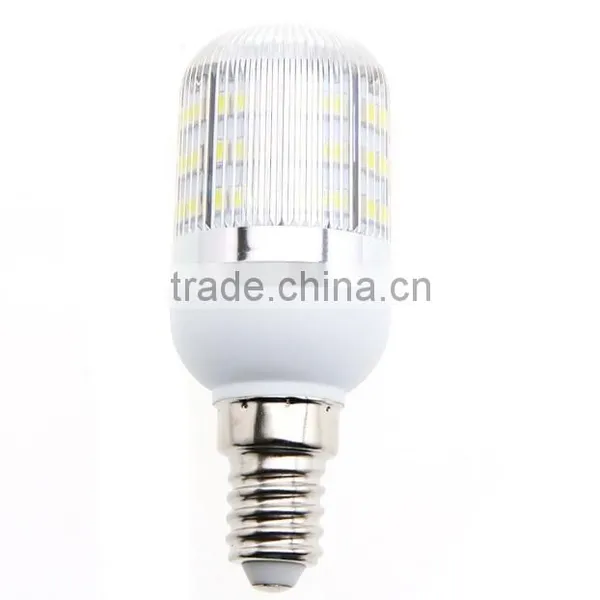 220V/110V E14/E27 2.5W 48 SMD3528 LED Corn Light Bulb Lamp With Cover White/Warm White Led photo-3