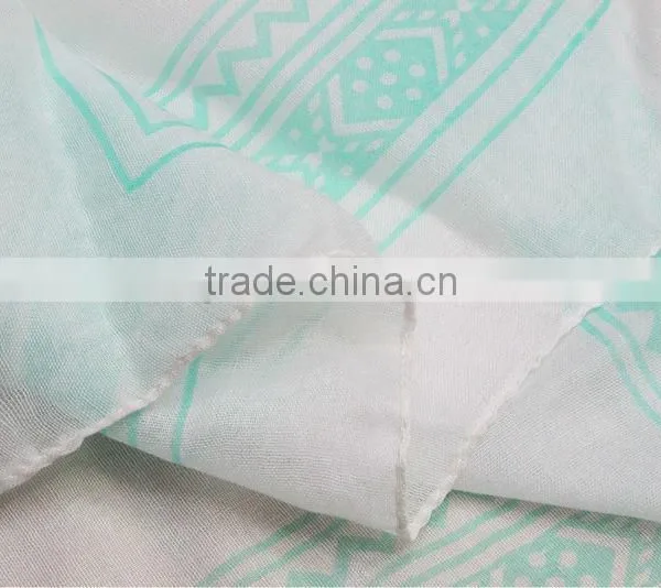 Star Design Summer and Spring Muslim Cotton Head Scarf photo-3