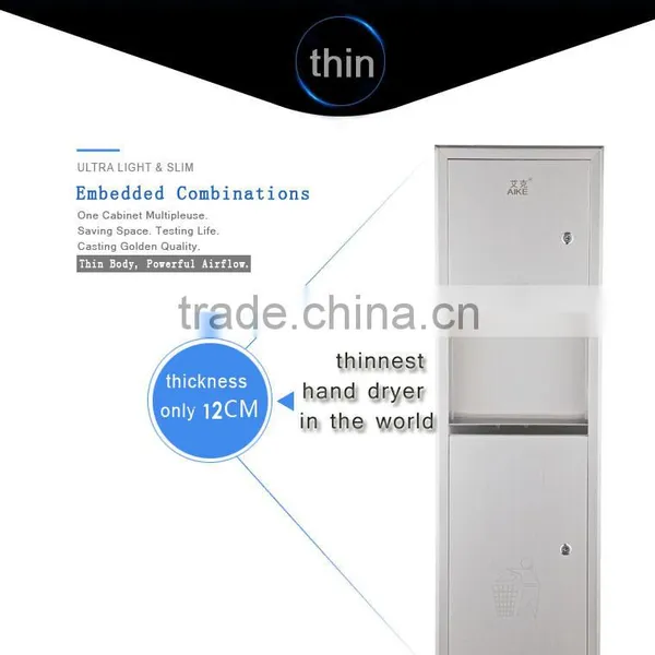 Bathroom Necessity Various Function Combination Stainless Steel Automatic Hand Dryer photo-4