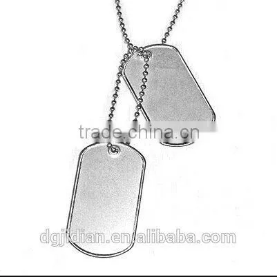Customized Laser Engraved Stainless Steel Dog Tag Pendant photo-5