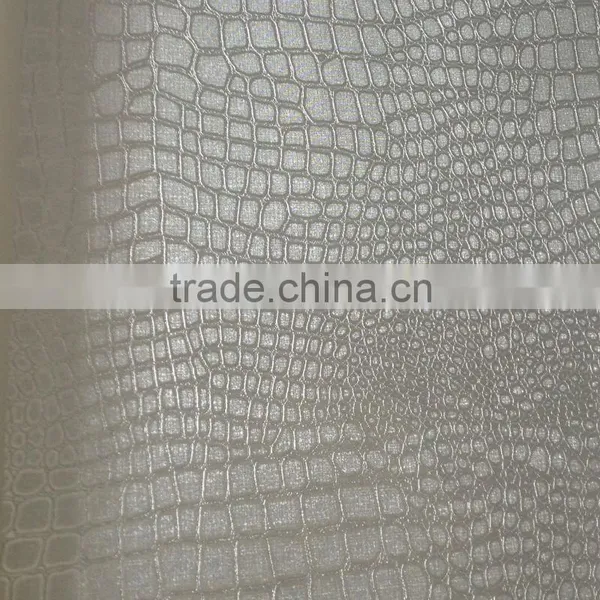 Metallic Design Wallpaper in Sliver Leaf Manufacture China