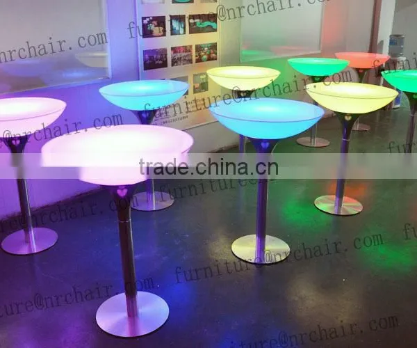 Modern Led Tall Nightclub Coffee Table photo-5