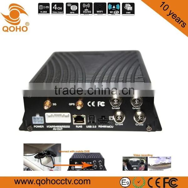Vehicle 3G Mobile DVRs With 2TB Hard Disk+64G SD Card/8 Channels, Remote Monitor/D1/HD1/CIF , 3G / GPS / WIFI photo-2