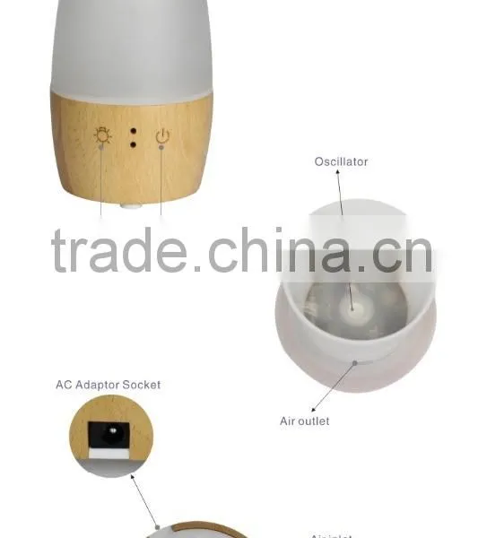 WOODEN AROMA DIFFUSER WITH GLASS COVER photo-6