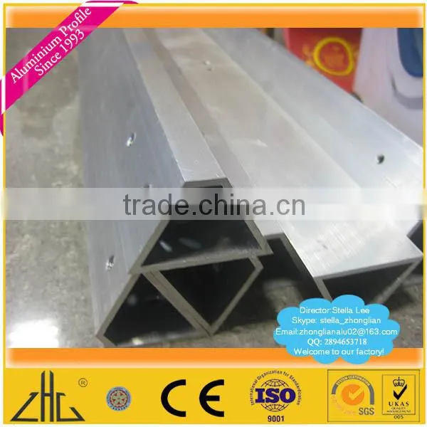 Wow!!cnc Anodized Industrial Aluminium Profile Tube Trapezoid for Robot With Punching Holes, 6061 t8 Aluminium Extrusion for LED photo-5