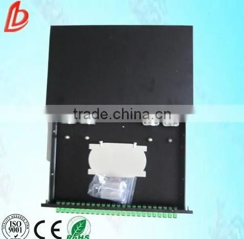 24 Port Cold Rolled Steel Corning Fiber Patch Panel photo-3