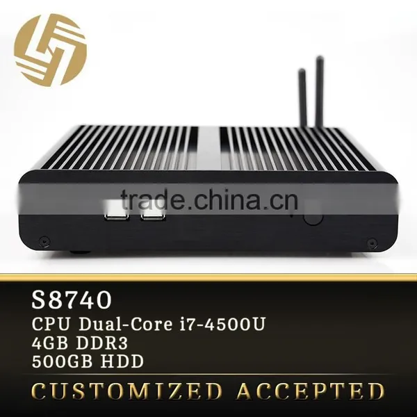 Intel I7 4G RAM 500G HDD Desktop Computer X86 Ubuntu Mini PC